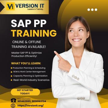 Master SAP PP with Confidence: Why Version IT Offers the Best SAP PP Training in Hyderabad