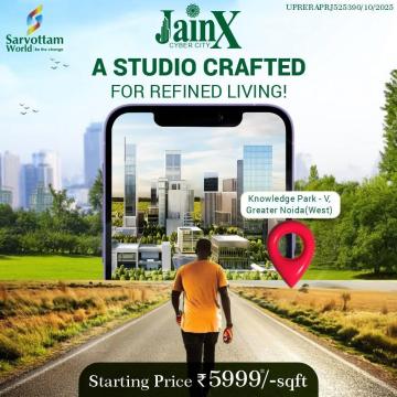 Studio Apartments in Greater Noida | JainX Cyber City