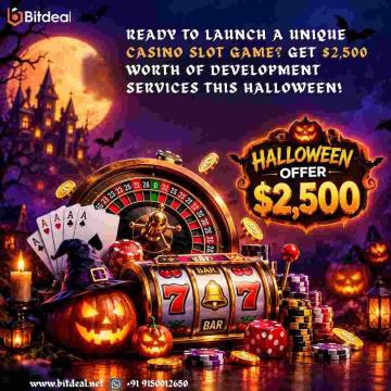 Ready to Launch a Unique Casino Slot Game? Get $2,500 Worth of Development Services This Halloween!