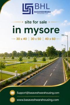 Site for Sale in Mysore - 30 x 40 | 30 x 50 | 40 x 60