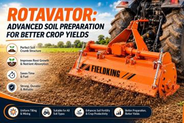 Fieldking Rotavator: Efficient Soil Preparation for Modern Farming