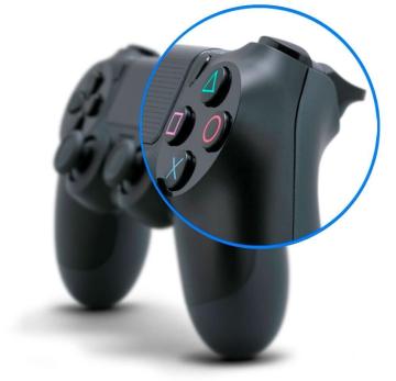 Square, Cross, Triangle, rubber button replacement