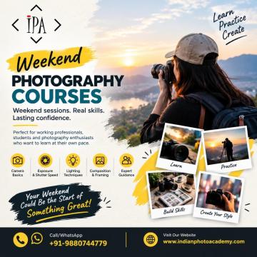weekend photography courses in Bangalore