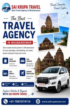 Car Rental Service in Bhubaneswar by SaiKrupaTravel