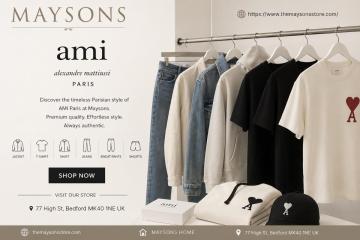 AMI Paris Clothing UK | Premium Menswear | The Maysons Store
