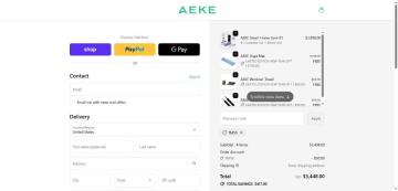 $50 OFF + Free Gift Your Order on AEKE