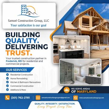 Trusted Construction Company in Frederick, MD