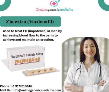 Zhewitra (Vardenafil) | Buy Vardenafil Online | OnlineGenericMedicine