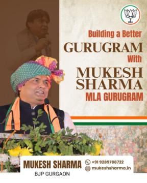 Mukesh Sharma BJP Gurgaon