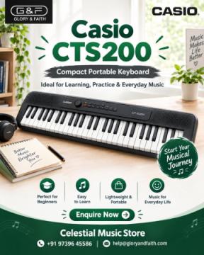 Explore Casio CTS200 Portable Keyboard