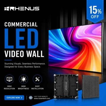 Indoor Commercial LED Video Wall Manufacturer & Supplier – Retail LED Display | Ruishen
