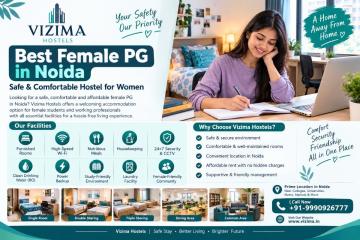 Best Female PG in Noida | Safe & Comfortable Hostel for Women