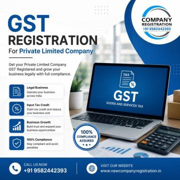 GST Registration For Private Limited Company in india