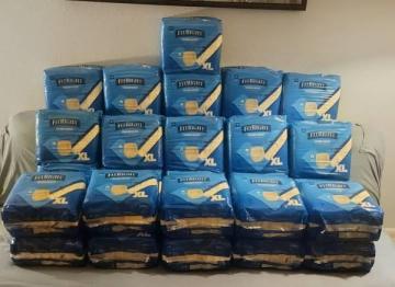 Diapers, briefs and pads