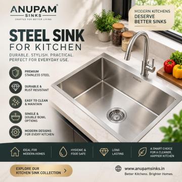 Buy Steel Sink for Kitchen Online