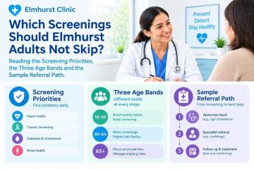 Which Screenings Should Elmhurst Adults Not Skip? Reading the Screening Priorities, the Three Age Ba