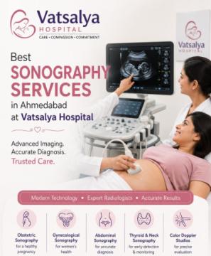 Reliable Pregnancy Sonography in Ahmedabad - Vatsalya Hospital