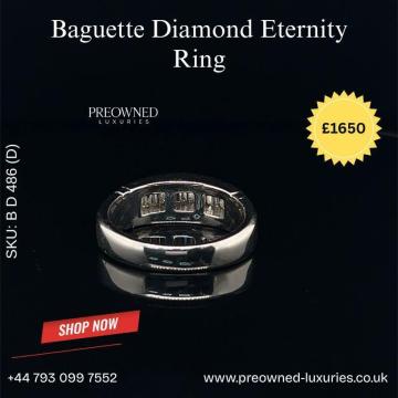 Stunning Baguette Diamond Ring - Sophisticated Style at a Great Price