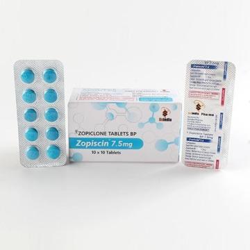 Buy Zopiclone Zopiscin 7.5mg (Blue) Tablets Online - Fast & Effective Tablet