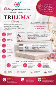 Triluma Cream for Dark Spots and Even Skin Tone | Online Generic Medicine