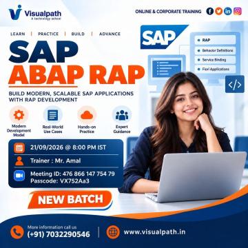 SAP ABAP RAP Online Training: Join New Batch Sep 21st