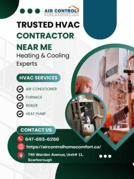 Trusted HVAC Contractor Near Me – Heating & Cooling Experts