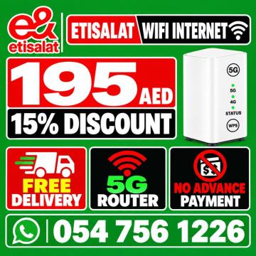 Etisalat home wifi internet connection