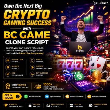 Own the Next Big Crypto Gaming Success with BC Game Clone Script