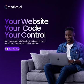 AI Website Builder | Create Websites Without Coding with Creative AI.