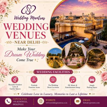 Best Wedding Venues Near Delhi for a Grand Destination Celebration