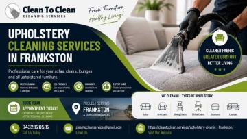 upholstery cleaning services in Frankston