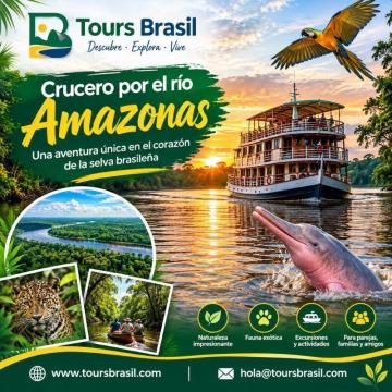 Crucero por el río Amazonas: naturaleza, fauna y aventura