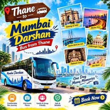 mumbai darshan bus from thane