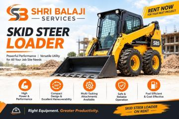 Skid Steer Loader for Industrial Material Handling