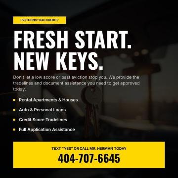 Bad Credit Eviction Second Chance Apartment Cpn Number Get Approved Today