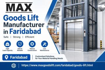 Goods Lift for Industrial Product Storage in IMT Faridabad
