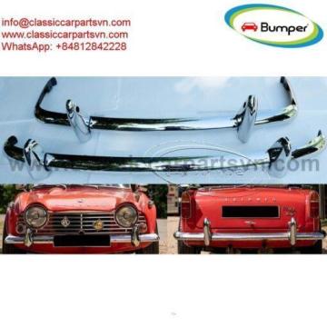 Triumph TR4A, TR4A IRS, TR5, TR) bumpers by stainless steel new