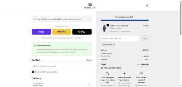 $50 OFF + Free Shipping All Orders on LOUIS XVI Watches