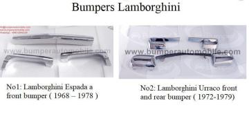 Lamborghini Espada a front bumper (1968 to 1978) by stainless steel new