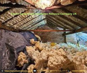Trusted Spray Foam Insulation Removal Company UK!