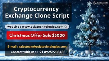 Launch Your Cryptocurrency Exchange for Just $5000 – Christmas Offer by Osiz Technologies
