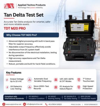 Capacitance and Dissipation Factor / Tan-Delta Test Set
