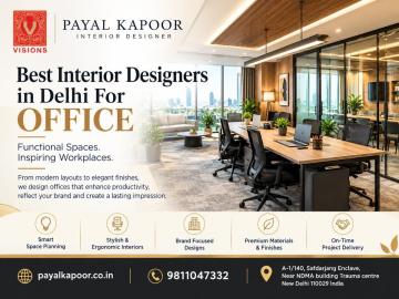 Best Interior Designers in Delhi for Office – Stylish & Modern Designs