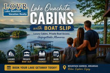 Cabins Near Lake Ouachita Vista Trail for Nature Lovers