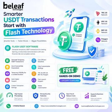 Smarter USDT Transactions Start with Flash Technology