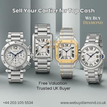 Sell Cartier Watches in London - Get the Best Price & Free Valuation