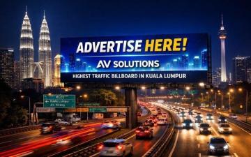Advertise on the Highest Traffic Billboard in Kuala Lumpur Today