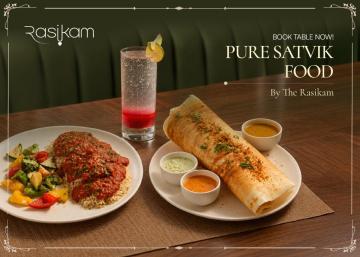 Pure Satvik Food by The Rasikam – Book Table Now!
