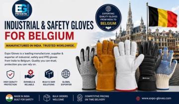 Industrial Gloves Supplier in Belgium from India | Expo