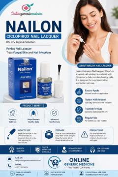 Nailon Ciclopirox Nail Lacquer |Nail Care| online generic medicne